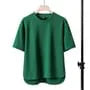 Short-Sleeve Crew Neck Plain T-Shirt