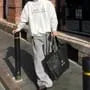 Mid Rise Plain Wide Leg Sweatpants