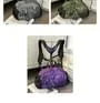 Drawstring Mesh Panel Nylon Belt Bag