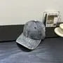 Distressed Denim Baseball Cap