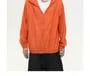 Plain Hood Zip Windbreaker