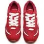Mesh Panel Lace-Up Sneakers