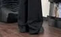 Mid Rise Plain Wide Leg Dress Pants