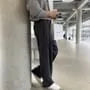 High Waist Plain Wide Leg Dress Pants