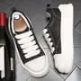 Lace-Up Platform Sneakers