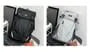 Plain Label Applique Buckled Flap Backpack