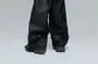 Mid Rise Plain Belted Wide Leg Dress Pants