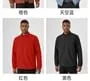 Stand Collar Plain Zip Windbreaker