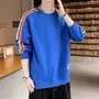 Crewneck Contrast Panel Sweatshirt
