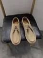 Suede Platform Lace Up Shoes