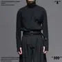 Long-Sleeve Turtleneck Plain T-Shirt