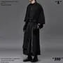 3/4-Sleeve Open Front Jacket