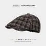 Plaid Flat Cap