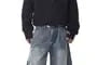 Mid Rise Washed Wide Leg Jeans