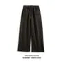 Drawstring Waist Wide Leg Sweatpants