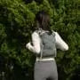 Drawstring Panel Nylon Outdoor Backpack