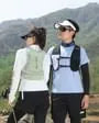 Drawstring Mesh Panel Nylon Outdoor Backpack