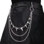 Stud Layered Alloy Jeans Chain