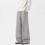 Drawstring Waist Plain Baggy Sweatpants