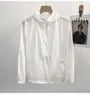 Hooded Zip-Up Plain Light Jacket