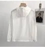 Hooded Zip-Up Plain Light Jacket