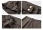 Mid Waist Plain Wide Leg Dress Pants