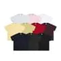 Short-Sleeve Crew Neck Plain T-Shirt