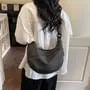 Plain Hobo Crossbody Bag