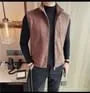 Plain Zip -Up Vest