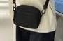 Plain Fabric Crossbody Bag