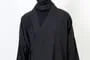 Mock Two-Piece V-Neck Open Front Jacket