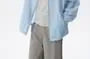 Stand Collar Plain Panel Mesh Zip Windbreaker
