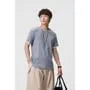 Mock Two-Piece Short-Sleeve Two-Tone T-Shirt