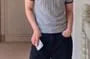 Contrast Trim Henley T-Shirt