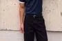 Contrast Trim Henley T-Shirt