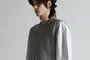 Fish-Scale Textured Knit Vest