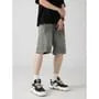 Mid Rise Washed Denim Shorts