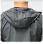 Hooded Zip-Up Plain Windbreaker