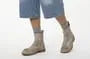Washed Denim Jorts with Rhinestone