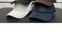 Plain Faux Leather Baseball Cap