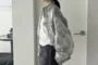 Unisex Stand Collar Tie Dye Zip Windbreaker