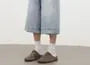 Mid Rise Washed Wide Leg Jorts