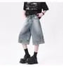 Mid Rise Washed Panel Jorts