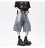 Mid Rise Washed Panel Jorts