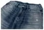 Washed Distressed Denim Shorts