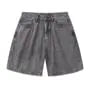 Washed Denim Shorts